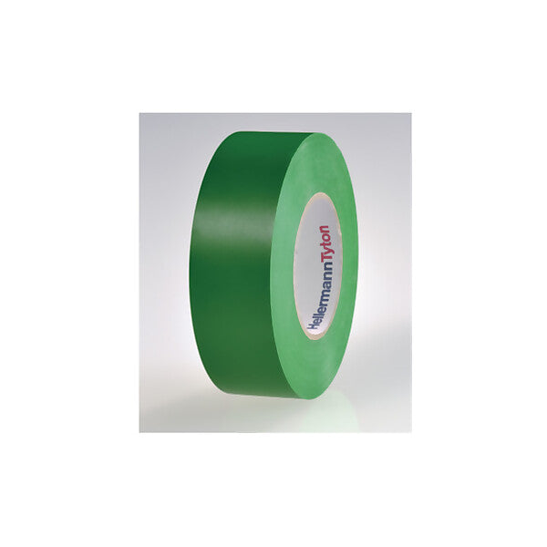 HellermannTyton PVC Isolierband 15-19x20 grün HTAPE-FLEX15-19x20GN